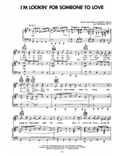 I'm Lookin' For Someone To Love von Buddy Holly (Download) 