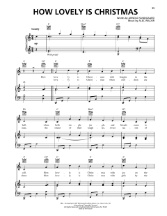 How Lovely Is Christmas von Alec Wilder (Download) 