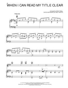 When I Can Read My Title Clear von Andy Griffith (Download) 