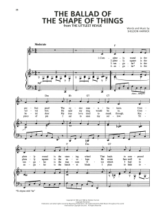 The Ballad Of The Shape Of Things von Sheldon Harnick (Download) 