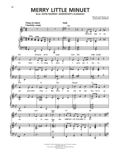 Merry Little Minuet von Sheldon Harnick (Download) 