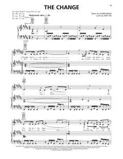 The Change von Evanescence (Download) 