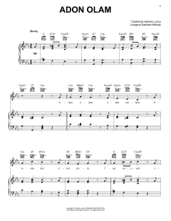 Adon Olom von Liturgical Sabbath Melody (Download) 