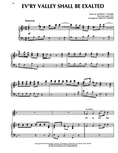 Ev'ry Valley Shall Be Exalted von Isaiah 40:4 (Download) 