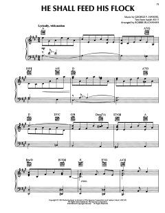 He Shall Feed His Flock von George Frideric Handel (Download) 