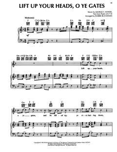 Lift Up Your Heads, O Ye Gates von George Frideric Handel (Download) 