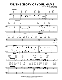 For The Glory Of Your Name von Gary Sadler (Download) 