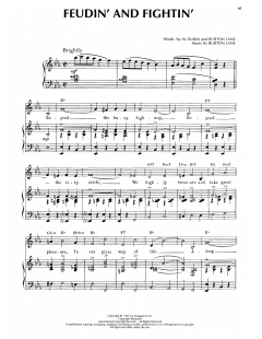 Feudin' And Fightin' von Al Dubin (Download) 