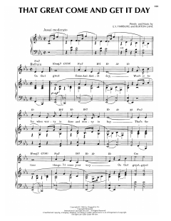 That Great Come-And-Get-It-Day von Burton Lane (Download) 