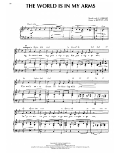 The World Is In My Arms von Burton Lane (Download) 