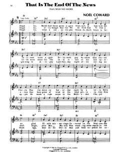 This Is The End Of The News von Noel Coward (Download) 