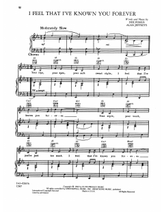 I Feel That I've Known You Forever von Elvis Presley (Download) 