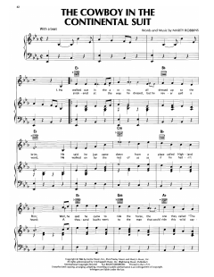 The Cowboy In The Continental Suit von Marty Robbins (Download) 