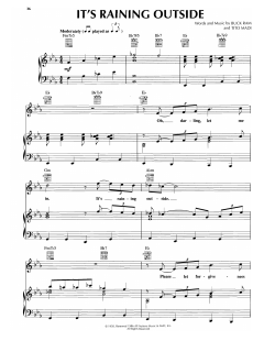 It's Raining Outside von Buck Ram (Download) 