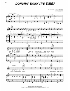 Doncha' Think It's Time? von Elvis Presley (Download) 