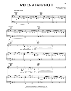 And On A Rainy Night von Shawn Mullins (Download) 