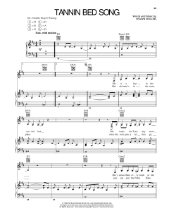 Tannin Bed Song von Shawn Mullins (Download) 