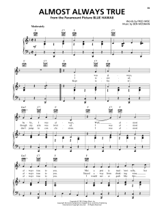 Almost Always True von Elvis Presley (Download) 