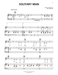 Solitary Man von Johnny Cash (Download) 