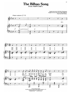 The Bilbao Song von Kurt Weill (Download) 