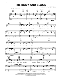 The Body And Blood von Joel Lindsey (Download) 