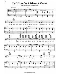 Can't You Do A Friend A Favor? von Richard Rodgers (Download) 