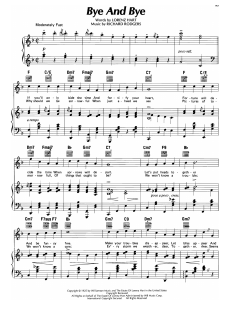 Bye And Bye von Richard Rodgers (Download) 