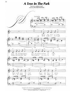 A Tree In The Park von Lorenz Hart (Download) 