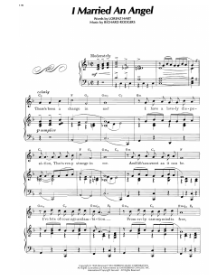 I Married An Angel von Lorenz Hart (Download) 