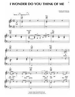 I Wonder Do You Think Of Me von Keith Whitley (Download) 