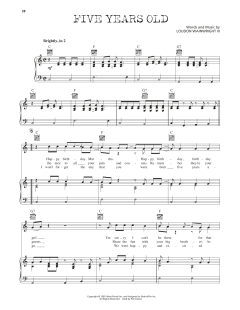 Five Years Old von Loudon Wainwright III (Download) 