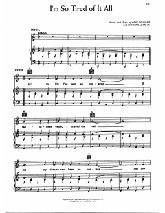 I'm So Tired Of It All von Hank Williams (Download) 