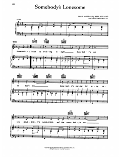 Somebody's Lonesome von Hank Williams (Download) 