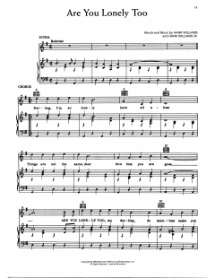 Are You Lonely Too von Hank Williams (Download) 