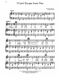 I Can't Escape From You von Hank Williams (Download) 