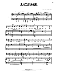 If Love Remains von Ira Gershwin (Download) 