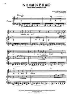 Is It Him Or Is It Me? von Alan Jay Lerner (Download) 