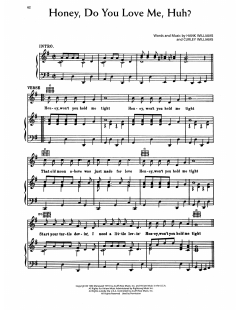 Honey, Do You Love Me, Huh von Hank Williams (Download) 