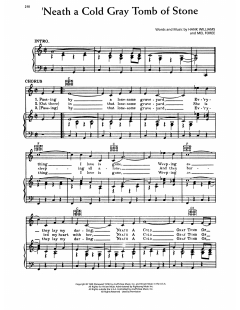 'Neath A Cold Gray Tomb Of Stone von Hank Williams (Download) 