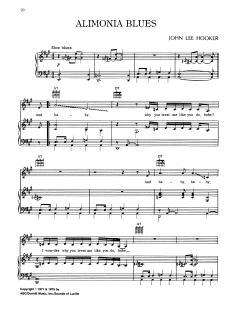 Alimonia Blues von John Lee Hooker (Download) 
