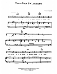 Never Been So Lonesome von Hank Williams (Download) 