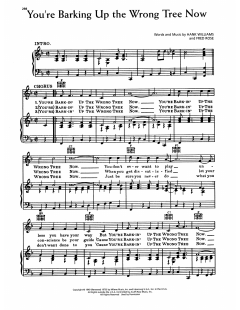 You're Barking Up The Wrong Tree Now von Hank Williams (Download) 