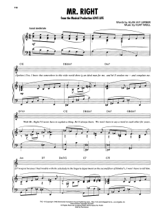 Mr. Right von Kurt Weill (Download) 