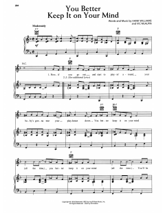 You Better Keep It On Your Mind von Hank Williams (Download) 