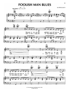 Foolish Man Blues von Bessie Smith (Download) 