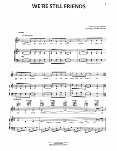 We're Still Friends von Cy Coleman (Download) 