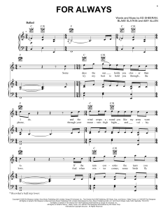 For Always von Ed Sheeran (Download) 