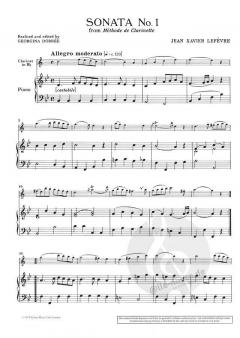Sonata No. 1 B-Dur von Jean-Xavier Lefèvre 