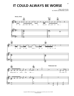 It Could Always Be Worse von Al Kasha (Download) 