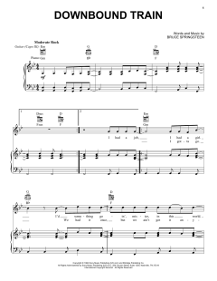 Downbound Train von Bruce Springsteen (Download) 
